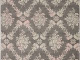 Brown and Pink area Rugs Nourison Tranquil Tra09 Pink and Grey Hallway area Rug nor Tra09 Grey Pink