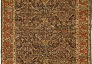 Brown and Rust area Rugs Milbridge oriental Hand Knotted Wool Brown Rust area Rug