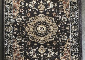 Brown and Rust area Rugs Traditional Door Mat area Rug Persian Dark Brown & Rust Carpet King Design 401 2 Feet X 3 Feet 4 Inch