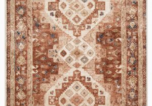 Brown and Rust Colored area Rugs Jamieson Medallion Rust Beige area Rug