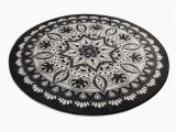 Brown and White Bathroom Rugs Black & White Red Blue Brown Mandala Round Home Decor Bathroom Rug soft Bath Mat Eco Friendly Gift for Her Diameter 40"