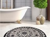 Brown and White Bathroom Rugs Black & White Red Blue Brown Mandala Round Home Decor