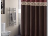 Brown Bath Rug Set Bathroom Sets with Shower Curtain and Rugs