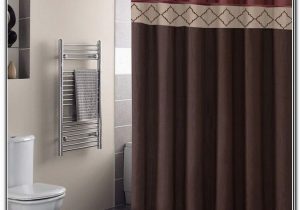 Brown Bath Rug Set Bathroom Sets with Shower Curtain and Rugs