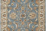 Brown Blue Tan area Rug Rizzy Home Volare Collection Wool area Rug 8 X 10 Blue Brown Tan Blue Lt Teal Lt Brown Border