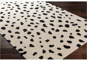 Bryan Hand Tufted Wool Beige Black area Rug Animal Print Handmade Tufted Wool Beige Black area Rug-8’x10′