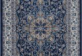 Burciaga Blue area Rug Using the Most Advanced Weaving Technology This Stunning