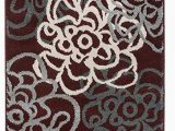Burgundy and White area Rugs Floral Gray Grey Burgundy White area Rug – Modern Rugs and Decor