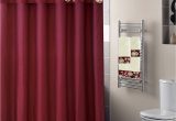 Burgundy Bath Rugs Sets Luxury Home Collection 18 Pc Bath Rug Set Embroidery Non Slip Bathroom Rug Mats and Rug Contour and Shower Curtain and towels and Rings Hooks and