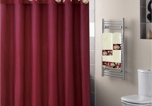 Burgundy Bath Rugs Sets Luxury Home Collection 18 Pc Bath Rug Set Embroidery Non Slip Bathroom Rug Mats and Rug Contour and Shower Curtain and towels and Rings Hooks and