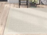 Burrillville Hand Woven Off White area Rug Viveiros Handmade Tufted Wool Cream area Rug