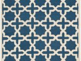 Cambridge Navy Blue Ivory area Rug by Safavieh Safavieh Cambridge Cam125g 2 0" X 3 0" Navy Blue Ivory