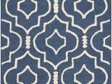 Cambridge Navy Blue Ivory area Rug by Safavieh Safavieh Cambridge Collection Cam141g Handcrafted Moroccan Geometric Navy Blue and Ivory Premium Wool area Rug 2 X 3