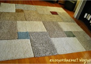Can You Use Carpet Tiles as An area Rug A Scoop Of Sherbert: Large area Rug Diy for Under $30