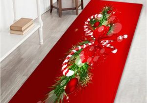 Candy Cane Bath Rug Christmas Candy Cane Pattern Indoor Outdoor area Rug