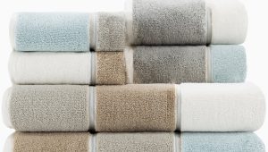 Caro Home Bath Rugs Maya 6 Piece towel Set Caro S Best Seller Horizontal Striped towels Maya Linen