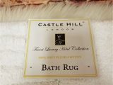 Castle Hill London Bath Rug Castle Hill London Chakkar Board 21×34 In Cotton Bath Rug White