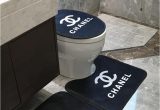 Chanel Bathroom Rug Set 2019 toilet Carpet Sets New Stripe Non Slip Bathroom Carpet