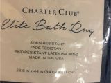Charter Club Elite Bath Rugs Charter Club Elite Bath Rug 25 5 X 44 64×111 Cm Skid Resistant Made In Usa Nwt