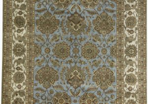 Cheap 12 by 12 area Rugs E Of A Kind Trinity Handwoven 12 1" X 15 6" Wool Blue Brown area Rug
