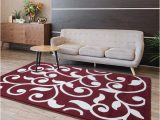 Cheap 3 X 5 area Rugs Sussexhome area Rugs Modern Desing for Living Room 3 X 5 Red/white …