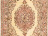 Cheap 7 X 10 area Rugs E Of A Kind Joana Vintage Hand Knotted 7 X 10 3" Wool Cream Brown area Rug