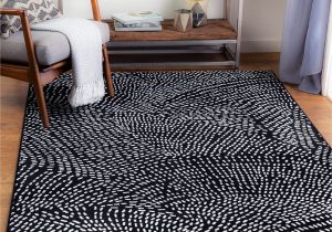 Cheap area Rugs 5 X 7 Mark&day area Rugs, 5×7 Dieden Modern Black area Rug Black White Carpet for Living Room, Bedroom or Kitchen (5’3″ X 7’7″)