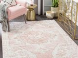 Cheap area Rugs 5 X 7 Surya St Tropez 5 X 7 Blush Indoor Medallion Global area Rug In …