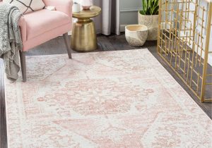 Cheap area Rugs 5 X 7 Surya St Tropez 5 X 7 Blush Indoor Medallion Global area Rug In …