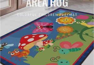 Cheap area Rugs for Classroom Kids Rug 5 X7 Animals Educational area Rug Colorful
