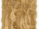 Cheap Faux Fur area Rugs Charlotte Faux Fur Light Brown area Rug