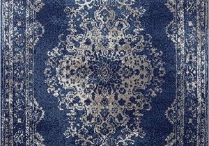 Cheap Navy Blue Rugs Dara Rugs 3931 Dark Blue oriental 5 X 7 area Rug Carpet