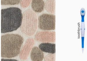 Chesapeake Pebbles Bath Rug Chesapeake Pebbles Bath Rug Runner Comes with A Disposable toothbrush 24×60 Rose Cloud