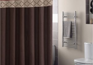 Chocolate Bathroom Rug Sets Dynasty 15 Piece Hotel Bathroom Sets 2 Non Slip Bath Mats Rugs Fabric Shower Curtain 12 Hooks Brown Walmart
