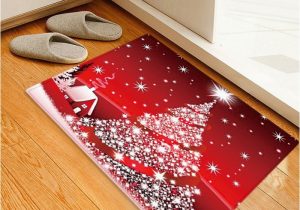 Christmas Bath Rugs for Sale Christmas Stars Tree House Pattern Water Absorption area Rug
