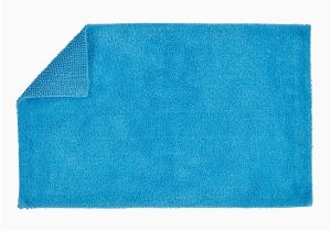 Christy Microfiber Bath Rug Christy Reversible Bath Rug Cadet Blue