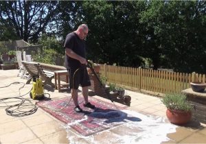 Cleaning area Rug with Hose Easy Diy Rug Cleaning – Laundry Powder and Pressure Washer