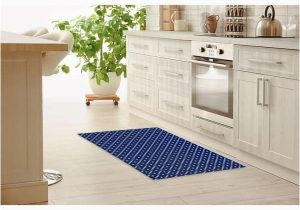 Cobalt Blue Kitchen Rugs Kavka Designs Modern & Contemporary Indoor Polyester Kitchen Rugs …