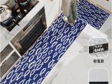 Cobalt Blue Kitchen Rugs Kitchen Mat Oilproof Anti-slip Modern area Rugs Living Room …