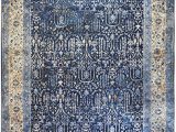 Cobalt Blue Kitchen Rugs Webtappeti.it Classic oriental Rug for Living Room Washable and Stain Resistant Tabriz Blue 120 X 180 Cm