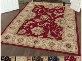 Como Scroll Traditional oriental area Rug Admire Home Living Amalfi Traditional Floral Scroll Pattern area …