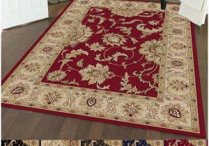 Como Scroll Traditional oriental area Rug Admire Home Living Amalfi Traditional Floral Scroll Pattern area …