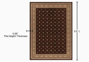 Concord Global Trading Bazaar Squares Block Design area Rug Concord Global Trading Ankara Pin Dot Brown 4 Ft. X 5 Ft. area Rug …