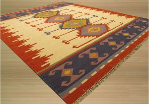 Conestoga Trading Company area Rugs southwestern Handmade Kilim Wool Yellow/red/black area Rug