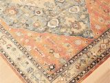 Copper Colored Bathroom Rugs Light Blue and orange Copper Rust Indian Pattern Rug