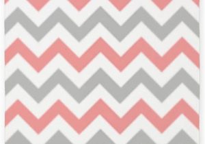 Coral and Grey area Rug Amazon Cafepress Coral and Grey Chevron 3 X5
