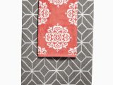 Coral Bath towels and Rugs Bathroom towel Color Binations Gray Accent towels In 2020