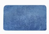 Cornflower Blue Bath Rugs Lohas Home Bathroom Rug Mat, 33×20, Absorbent soft Carpet, Non-slip Rectangle Bathmat, Machine Washable Dry Fast, for Tub, Shower (cornflower Blue)