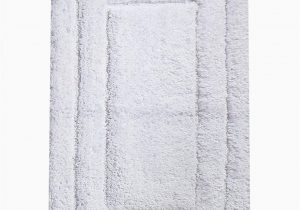 Cotton Bath Rugs with Latex Backing Chardin Home Classic Bath Rug 27"x45" White 100