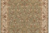 Country area Rugs 8 X 10 Superior Heritage 8 X 10 Green area Rug Contemporary Living Room & Bedroom area Rug Anti Static and Water Repellent for Residential or Mercial